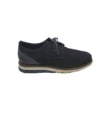 Pantofi barbati Salamander, 42, piele intoarsa, negru