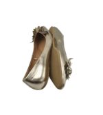 Balerini dama George, 41, imitatie de piele, auriu - imagine 4