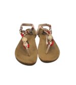 Sadale dama Fashion, 40, imitatie de piele, crem - imagine 3