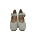 Pantofi dama Peko, 39, imitatie de piele, piele intoarsa, gri - imagine 3