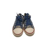 Tenisi dama Tommy Hilfiger, 37, material textil, alb albastru - imagine 3