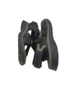 Sandale barbati Rieker, 42, imitatie de piele, material textil, negru - imagine 4