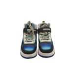 Adidasi copii George, 32, imitatie de piele, albastru negru - imagine 3