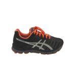 Adidasi barbati Asics, 41.5, material textil, alte materiale, negru