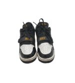 Adidasi dama Jordan, 36, imitatie de piele, piele, negru alb - imagine 3