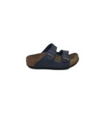 Saboti copii Birkenstock, 31, imitatie de piele, bleumarin