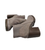 Botine dama Primark, 41, material textil, gri - imagine 4