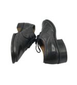 Pantofi barbati  43, piele, negru - imagine 4
