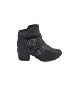 Botine dama S'Oliver, 37, imitatie de piele, piele, negru