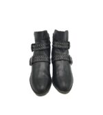 Botine dama S'Oliver, 37, imitatie de piele, piele, negru - imagine 3