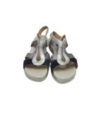 Sandale dama Peter Hahn, 38, piele, gri - imagine 3