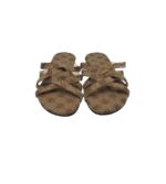 Saboti dama 36, material textil, bej - imagine 3