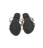 Saboti dama 36, material textil, bej - imagine 5