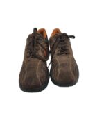 Adidasi barbati Xadox, 46, material textil, piele intoarsa, maro - imagine 3