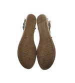 Sandale dama Inspired, 38, imitatie de piele, gri - imagine 2