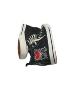 Tenisi dama 39, material textil, negru - imagine 4