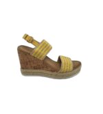 Sandale dama Graceland, 40, material textil, galben