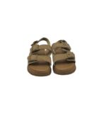 Sandale copii 27, material textil, maro - imagine 3