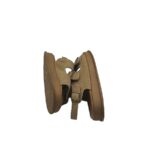 Sandale copii 27, material textil, maro - imagine 4