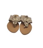 Saboți dama 36, imitatie de piele, bej - imagine 3