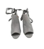 Sandale dama Justfab, 37, material textil, gri - imagine 3