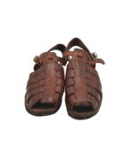 Sandale barbati Chavez, 43, piele, maro - imagine 3