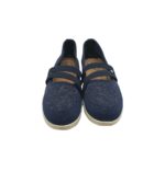 Balerini dama Laura Berg, 39, material textil, bleumarin - imagine 3