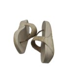 Saboti dama Fitflop, 38, material textil, gri - imagine 4