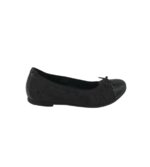Balerini dama Clarks, 41, imitatie de piele, material textil, negru