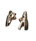 Sandale dama Cushion-Walk, 41, imitatie de piele, alb - imagine 4