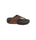 Saboti dama Fitflop, 41, imitatie de piele, material textil, maro