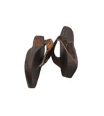 Saboti dama Fitflop, 41, imitatie de piele, material textil, maro - imagine 4