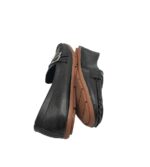 Mocasini dama Rongen, 38, imitatie de piele, negru - imagine 4