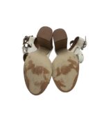 Sandale dama Asos, 38, imitatie de piele, alb - imagine 5