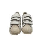 Adidasi copii Adidas, 34, imitatie de piele, piele, alb - imagine 3