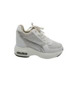 Adidasi dama Fashion, 41, material textil, alb