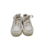 Adidasi copii Puma, 28, imitatie de piele, alb - imagine 3