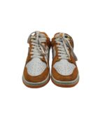 Adidasi dama Nike, 39, imitatie de piele, piele intoarsa, alb portocaliu - imagine 3