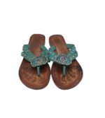 Saboti dama Tamaris, 39, piele, albastru - imagine 3