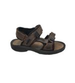 Sandale barbati Crane, 43, material textil, maro