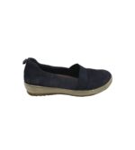 Espadrile dama Legero, 38.5, piele intoarsa, bleumarin