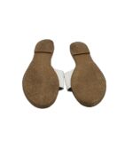 Saboti dama Maca, 36, imitatie de piele, alb - imagine 5