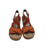 Sandale dama Caprice, 40, material textil, piele, maro - imagine 4