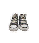 Tenisi copii Converse, 34, material textil, gri - imagine 3