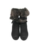 Botine dama Venturini, 39, piele, negru - imagine 3