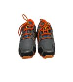 Adidasi barbati 40, imitatie de piele, material textil, gri - imagine 3