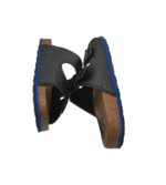 Saboti barbati Bjorndal, 45, imitatie de piele, negru - imagine 4