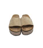 Saboti dama Super Me, 38, material textil, bej - imagine 3