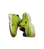 Adidasi copii Kangaroos, 32, imitatie de piele, material textil, verde - imagine 4