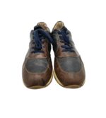 Pantofi barbati Lloyd, 47, piele, maro albastru - imagine 3